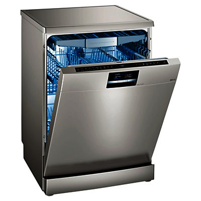 Siemens SN278I01TG Freestanding Dishwasher, Stainless Steel